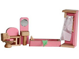Набор мебели для кукол МДИ Ванная комната, деревянный