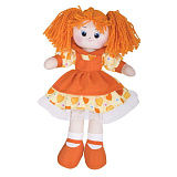 Мягкая игрушка Gulliver Кукла Апельсинка, в платье с серд., 40 см