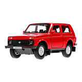 Модель машины Технопарк LADA 4х4, красная, инерционная