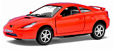 Модель машины Kinsmart Toyota Celica, красная, инерционная, 1/34