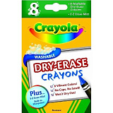 Набор восковых мелков Crayola, легко стираемые, 8 шт.