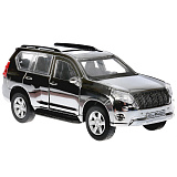 Модель машины Технопарк Toyota Land Cruiser Prado, хром, инерционная