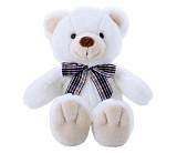 Мягкая игрушка Softoy Медведь, белоснежный, 32 см
