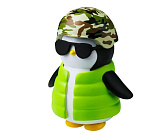Фигурка Pudgy Penguins Фигурка в зеленой куртке, 11.5 см + аксессуары