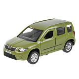Модель машины Технопарк Skoda Yeti, зелёная, инерционная