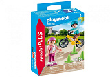 Конструктор Playmobil Special Plus Дети с коньками и велосипедом