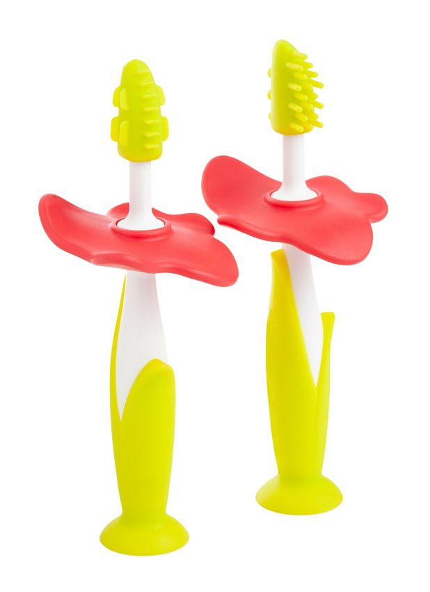 Набор Roxy-Kids Зубные щётки-массажеры для малышей, цвета в ассорт. - фото