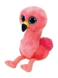 Мягкая игрушка TY Фламинго Гильда, розовый, 15 см