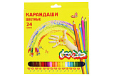 Набор цветных карандашей Каляка-Маляка, 24 цв., шестигранные