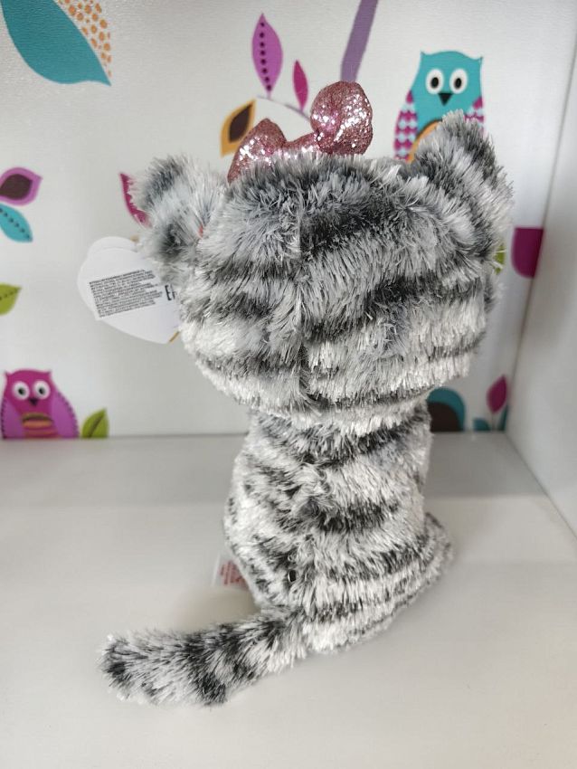 Мягкая игрушка Кики, кошка серая, 15 см - N6 Мягкая игрушка Кики, кошка серая, 15 см - фото N6