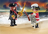 Конструктор Playmobil Pirates Пират и пехотинец в красном мундире
