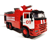 Пожарная машина Play Smart Автопарк 9624, 1/38, инерционная, свет, звук