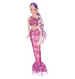 Кукла Toys Lab Ася. Волшебная Русалочка с фиолетовым платьем, 28 см