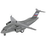 Самолет Технопарк Военно-транспортный, серый, инерционный