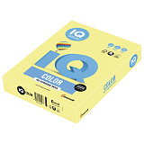 Бумага цветная IQ Сolor A4, 160 г/м2, 250 л., тренд, лимонно-желтая