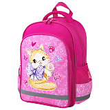 Рюкзак для начальной школы Пифагор School Cat day, 38x28х14 см