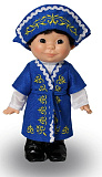 Кукла Фабрика Весна Веснушка в казахском костюме, мальчик, 26 см
