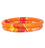 Детский надувной бассейн Сочи 2014, 60х15 см, оранжевый