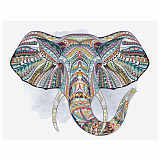 Картина по номерам Остров сокровищ Этнический слон, 40х50 см, на подрамнике, акрил, кисти