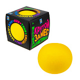 Игрушка-антистресс 1toy Крутой замес, шар, 10 см, желтый