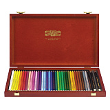 Карандаши Koh-I-Noor Polycolor, цветные, 36 цветов, грифель 3.8 мм, заточенные, деревянный ящик