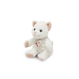 Мягкая игрушка Trudi Белая кошка, 20 см