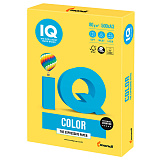 Бумага цветная IQ Сolor A3, большой формат, 297х420 мм, 80 г/м2, 500 л., интенсив канареечно-желтая
