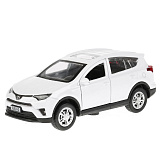 Модель машины Технопарк Toyota RAV4, белая, инерционная