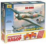 Сборная модель Звезда Советский истребитель Ла-5ФН, 1/48, подарочный набор