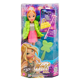 Шарнирная кукла Winx Club Fashion. Флора, с крыльями, 6 аксессуаров, 24 см