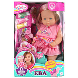 Кукла Карапуз Ева, 40 см, с набором красок и аксесс. для волос