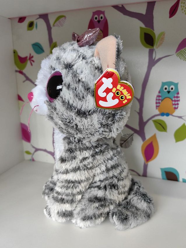 Мягкая игрушка Кики, кошка сер., 25 см - N7 Мягкая игрушка Кики, кошка сер., 25 см - фото N7