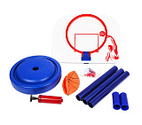Набор для баскетбола Zilmer, стойка с щитом, мяч, насос