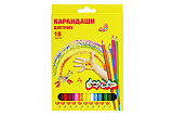 Набор цветных карандашей Каляка-Маляка, 18 цв., шестигранные