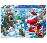 Пазл Step Puzzle Новогодняя полянка, 160 эл.