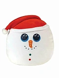 Игрушка-сквиш TY Снеговик Флури, 25 см