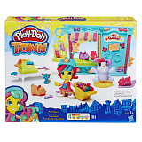 Набор пластилина Hasbro Play-Doh Town Магазинчик домашних питомцев
