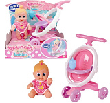 Кукла Bouncin' Babies Бони, 16 см, с коляской
