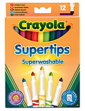 Набор фломастеров Crayola Супертипс, тонкие, яркие цвета