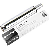 Газлифт Brabix A-140 стандартный, хром, длина в откр. виде 413 мм, d50 мм, класс 2