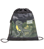 Сумка для обуви Belmil Dino Park, с карманом на молнии, с сеткой, 43х45 см