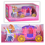 Игровой набор Карета с лошадкой и мини-куклой