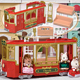 Игровой набор Sylvanian Families Городской трамвай