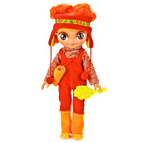 Кукла Карапуз Сказочный патруль Аленка в зимней одежде, 33 см