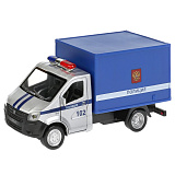 Машина Технопарк ГАЗель Next Фургон Полиция, 14 см, инерционная, свет, звук
