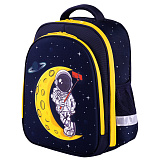 Ранец Brauberg Kids Standard, Spaceman, 2 отделения, светящийся, 36х28х14 см, 14L