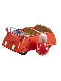 Игровой набор Peppa Pig Машина Пеппы - неваляшки с фигуркой Пеппы