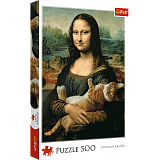 Пазл Trefl Мона Лиза с котом, 500 эл.