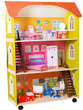 Кукольный домик SunnyToy Лесная сказка, с мебелью
