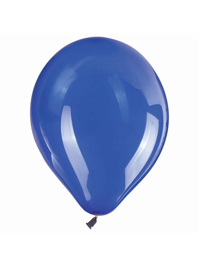 Шары воздушные Золотая Сказка, 10", 25 см, комплект 50 штук, синие, пакет
